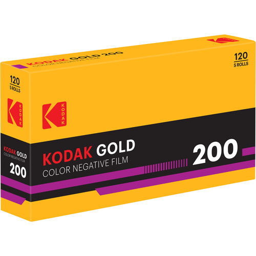 Kodak Eastman Gold 200 Color Negative Film 120 Roll Film