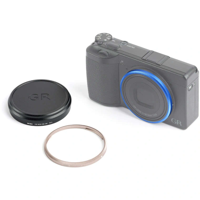 NiSi Ring + Cap Kit for Ricoh GR IV (2 Rings + Lens Cap)