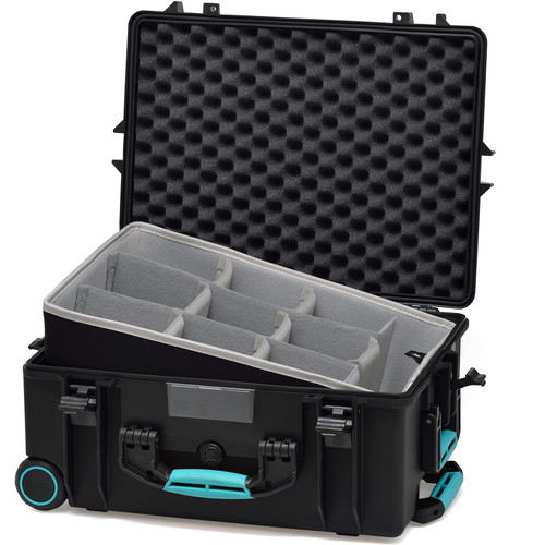 HPRC 2600W Wheeled Hard Resin Case Skin Dividers Black