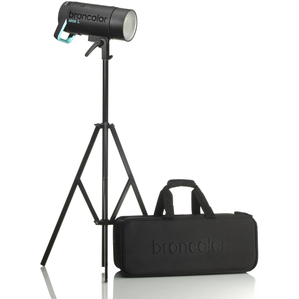 Broncolor Siros 800 L x 2 w/- 2 extra batteries + Outdoor Trolley/backpack - Grade 8