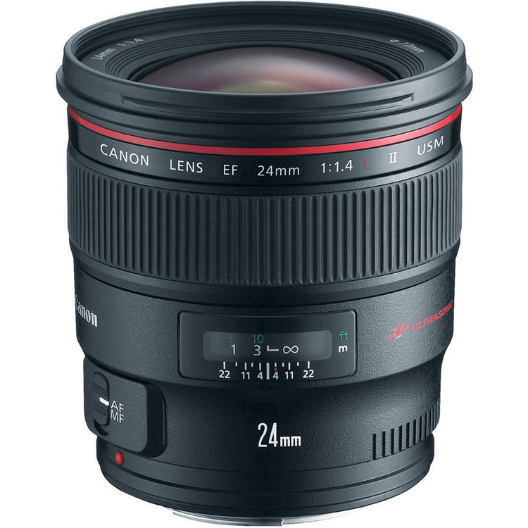Canon EF 24mm f/1.4L II USM lens - Grade 8