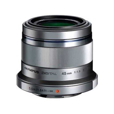 Olympus 45mm f/1.8 Portrait Lens - Silver