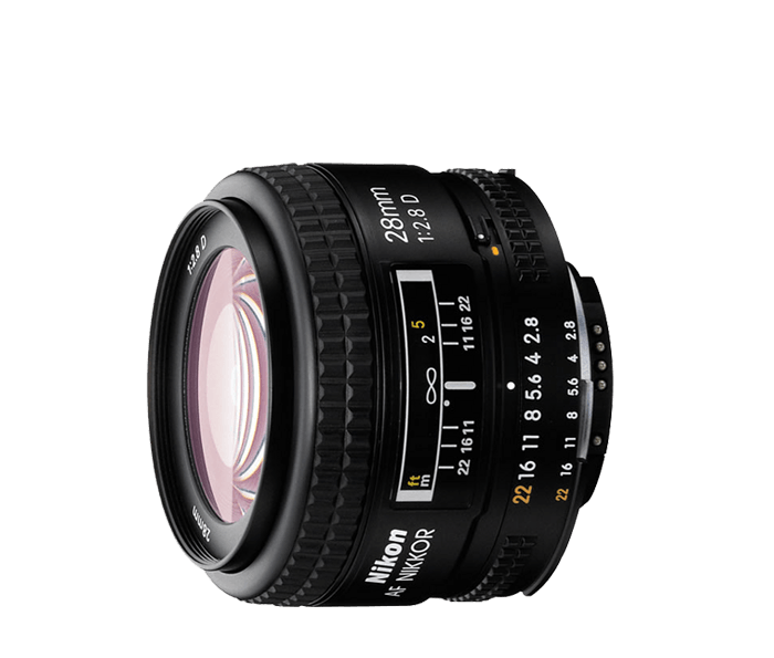 Nikon AF 28mm f/2.8D lens - Grade 8