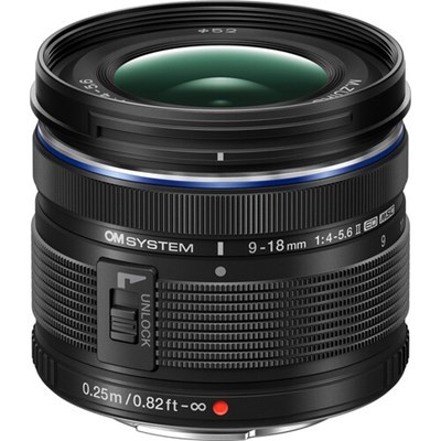 OM System M.Zuiko Digital ED 9-18mm f/4-5.6 II lens