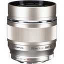 Olympus 75mm f/1.8 Portrait lens silver - Grade 8