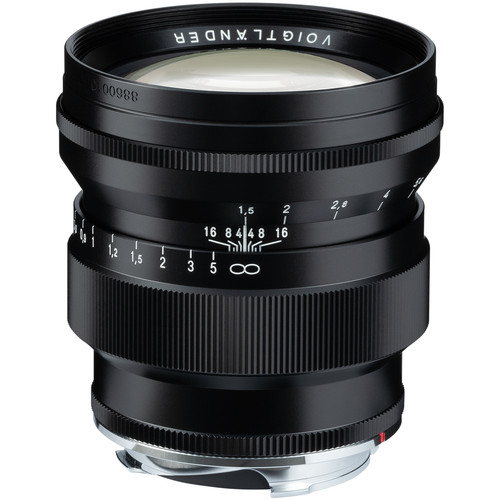 Voigtlander 75mm f/1.5 Nokton Vintage Line - Black - Leica M - Grade 10