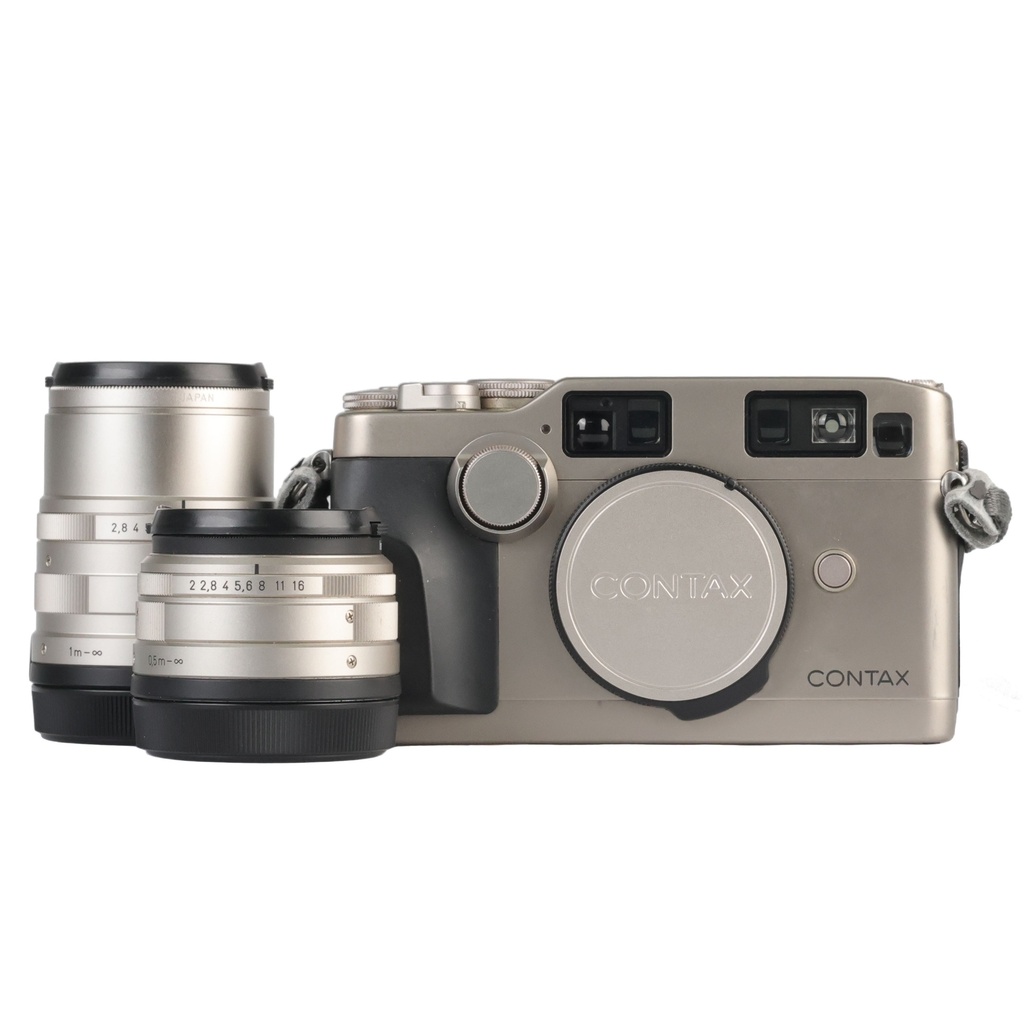 Contax G2 w/- 35mm f/2 Planar + 90mm f/2.8 Sonnar Lens Kit - Grade 8