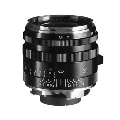 Voigtlander 28mm f/1.5 Nokton Type II Lens Brass Black - Leica M - Grade 10