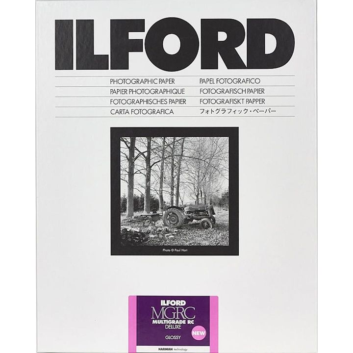 Ilford Multigrade Deluxe Gloss Darkroom Paper 8x10 (25+5 Sheets)