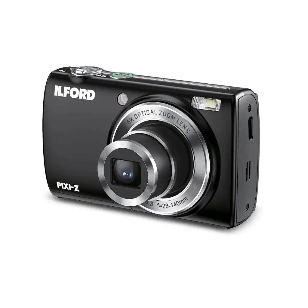 Ilford PIXI-Z Digital Camera 5x Zoom – Black