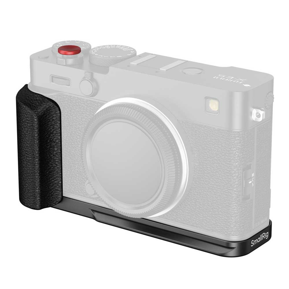SmallRig 5448 L-Shaped Mount Plate with Silicone Handle for FUJIFILM X-E5 (Black)