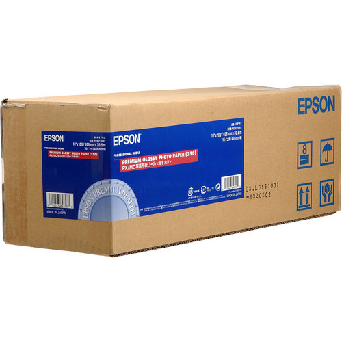 Epson 16x30.5m Photo Paper Premium Gloss 255gsm Roll