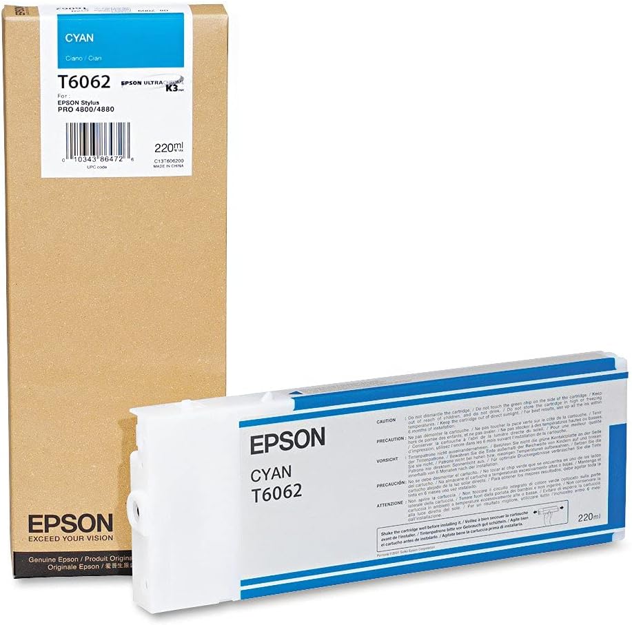 Epson 4800, 4880 - 220ml Cyan Ink