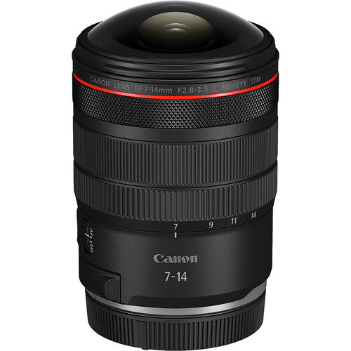Canon RF 7-14mm f/2.8-3.5L Fisheye STM Lens - Grade 10