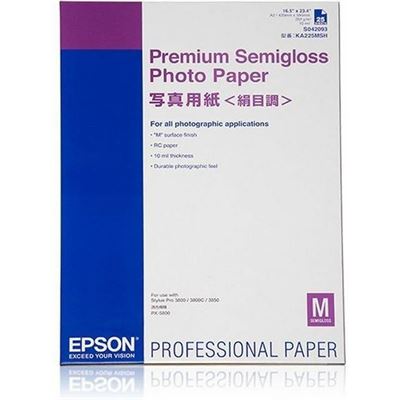 Epson A2 Photo Paper Premium Semigloss250gsm (25 Sheets)