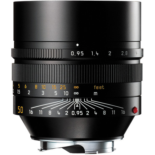 Leica 50mm f/0.95 Noctilux-M ASPH Lens Black - Grade 10