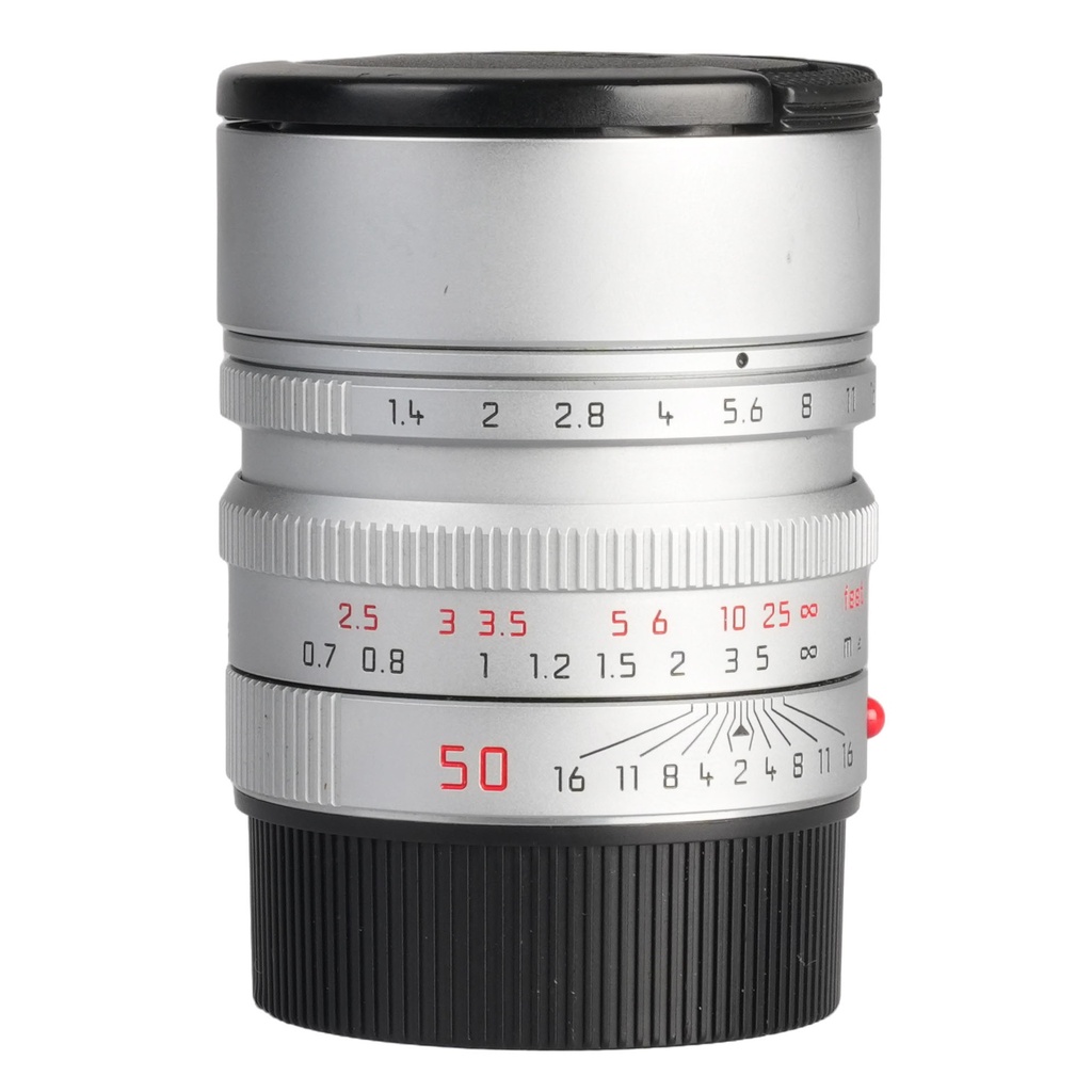 Leica 50mm F/1.4 Summilux-M ASPH lens Silver - Grade 8
