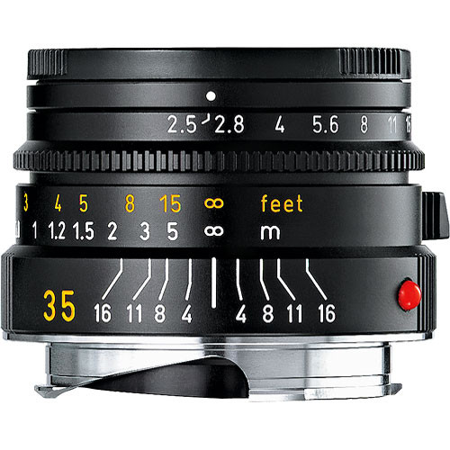 Leica 35mm f/2.5 Summarit-M Lens Black - Grade 9