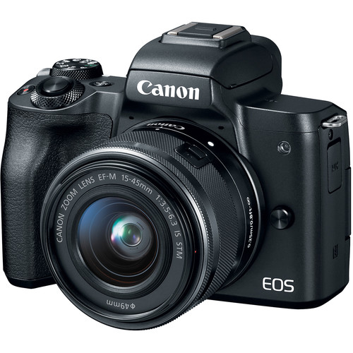 Canon EOS M50 w/- EF-M 15-45mm f/3.5-6.3 IS STM lens Kit