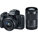 Canon EOS M50 w/- EF-M 15-45mm f/3.5-6.3 + 55-200mm f/4.5-6.3 IS STM Lens Kit - Grade 9 