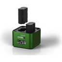 Hahnel ProCube 2 Charger: Fujifilm NP-W126S & NP-W235 Batteries - Grade 9