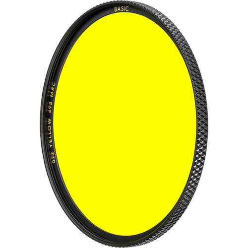 B+W 49mm 495/022 Yellow MRC Nano Basic Filter 