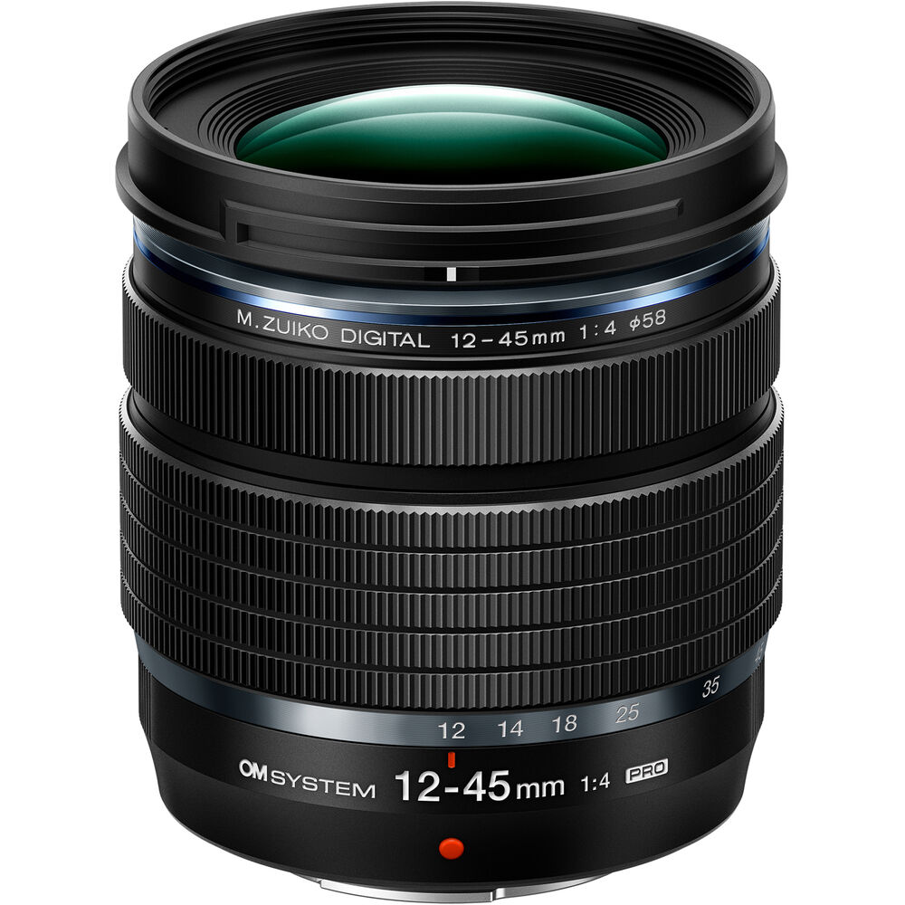 OM System M.Zuiko Digital ED 12-45mm f/4 PRO Lens 