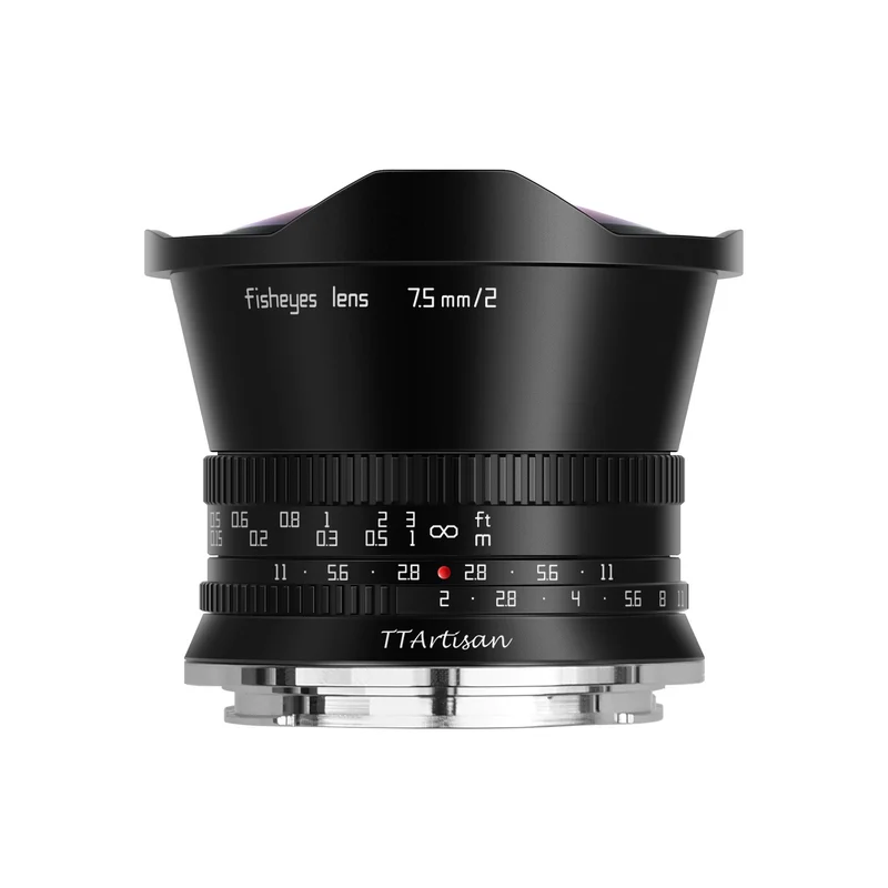TTArtisan 7.5mm F2.0 APS-C Canon RF Black