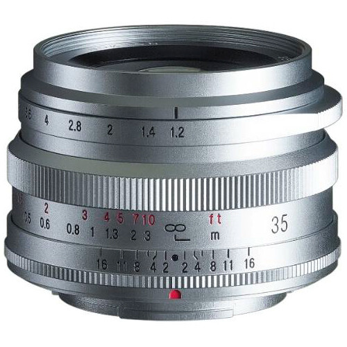 Voigtlander 35mm f/1.2 NOKTON Lens Silver: Fujifilm X