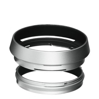 Fujifilm LH-X100 Lens Hood & AR-X100 Adapter Silver for X100 Series