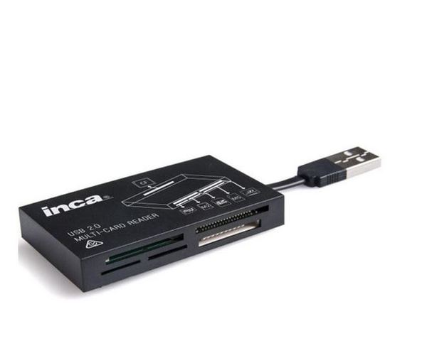 Inca Multicard Reader USB2.0 CF SD MicroSD MS