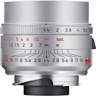 Leica 35mm f/1.4 Summilux-M ASPH Lens (2022 Ver.) Lens - Silver