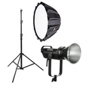Aputure Amaran 300x Bi-Color LED Light Kit with Light Dome II and Light Stand
