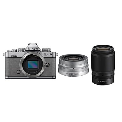Nikon Zfc Body Natural Grey + 16-50mm f/3.5-6.3 VR Silver + 50-250mmf/4.5-6.3 VR Kit