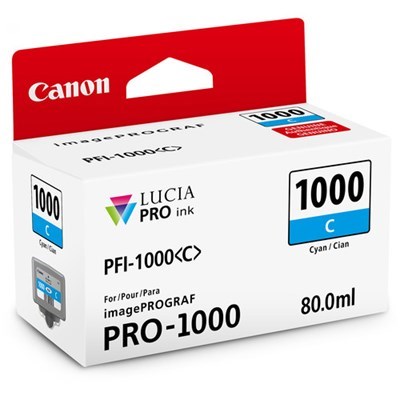 [PFI1000 C] Canon Pro 1000 Ink - Cyan