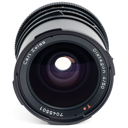 [SH20045-0] Hasselblad 50mm f/4 Distagon CF T* Lens w/- Lens hood - Grade 10