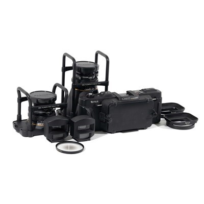 [SHFUJGX617K-9] Fujifilm GX617 Body w/- SWD 90mm f/5.6 + Centre Filter/Viewfinder + 180mmf/6.7 EBC w/- Viewfinder Grade 9