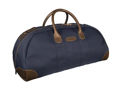 [588404-54] Billingham Weekender - Navy & Chocolate