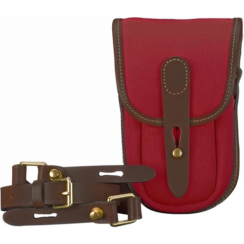 [505514-54] Billingham TEN-16 - Burgundy Canvas and Chocolate Leather