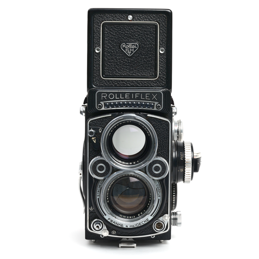 [SHROL28F-8] Rolleiflex 2.8F type 1 Planar (CLA'd, lightmeter not functional) Grade 8