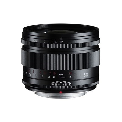 [SHV-X5012B-9] Voigtlander 50mm f/1.2 NOKTON Lens: Fujifilm X Black - Grade 9