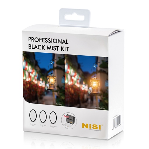 [N-763644] Nisi 58mm Circular Black Mist Kit w/- 1/2, 1/4, 1/8 and Case