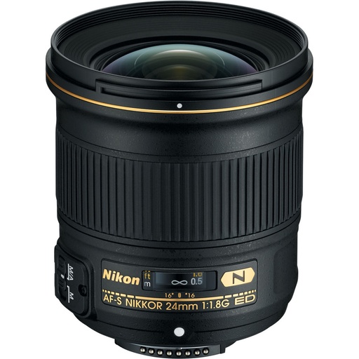 [SHJAA139DA-8] Nikon AF-S 24mm f/1.8G Lens - Grade 8