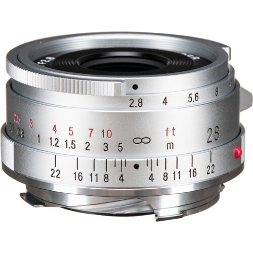 [BA379F] Voigtlander 28mm f/2.8 Color-Skopar Type II Aspherical Lens - Silver