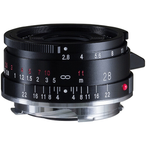 [BA379E] Voigtlander 28mm f/2.8 Color-Skopar Type II Aspherical Lens - Black - Leica M