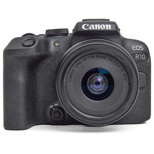 [SHEOSR10KIS-9] Canon EOS R10 + RF 18-45mm f/4.5-6.3 IS STM Lens Kit - Grade 9