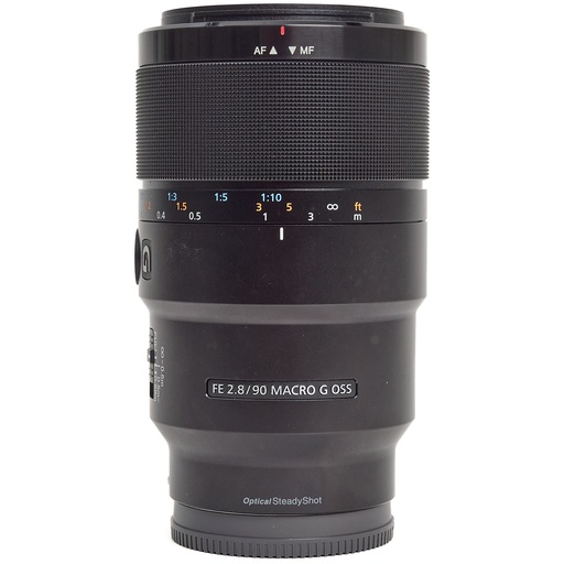 [SHSEL90M28G-9] Sony 90mm f/2.8 Macro G OSS FE Lens - Grade 8