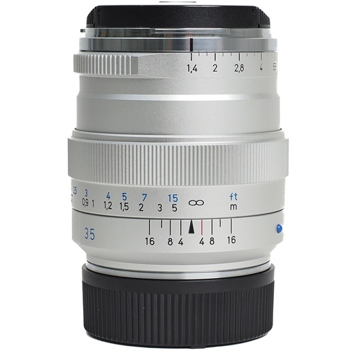 [SH2109165-9] Zeiss 35mm f/1.4 Distagon T* ZM lens silver - Grade 9 +