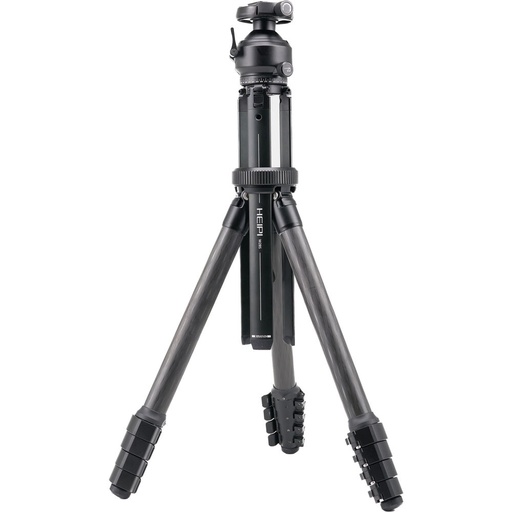 [W28S-S] Heipi Vision 3-IN-1 Carbon Fibre Travel Tripod - Locking Knob