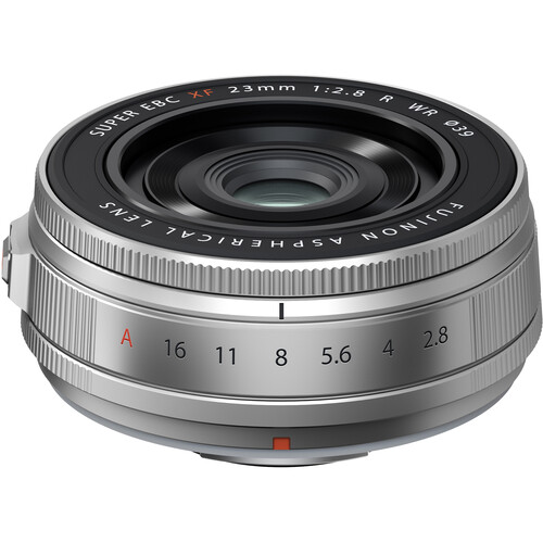 [16942913] FUJIFILM XF 23mm f/2.8 R WR Lens - Silver